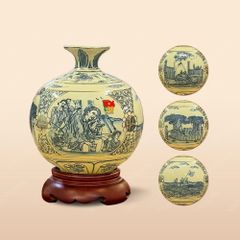 Quà tặng Quân đội - Quả hút lộc tứ cảnh Hào hùng dân tộc H30
