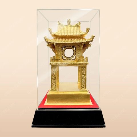 Quà tặng Quân đội - Khuê Văn Các dát vàng H35cm