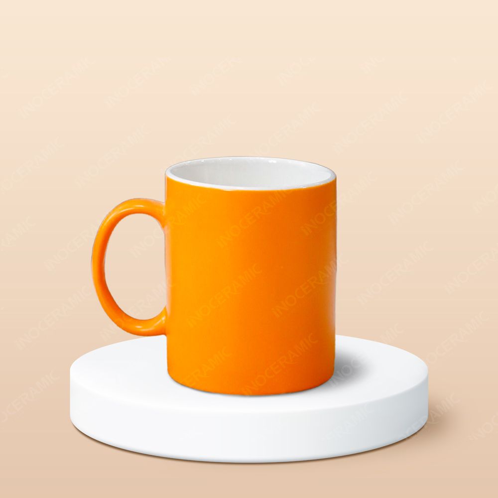 Ly trụ quai C men bóng in logo