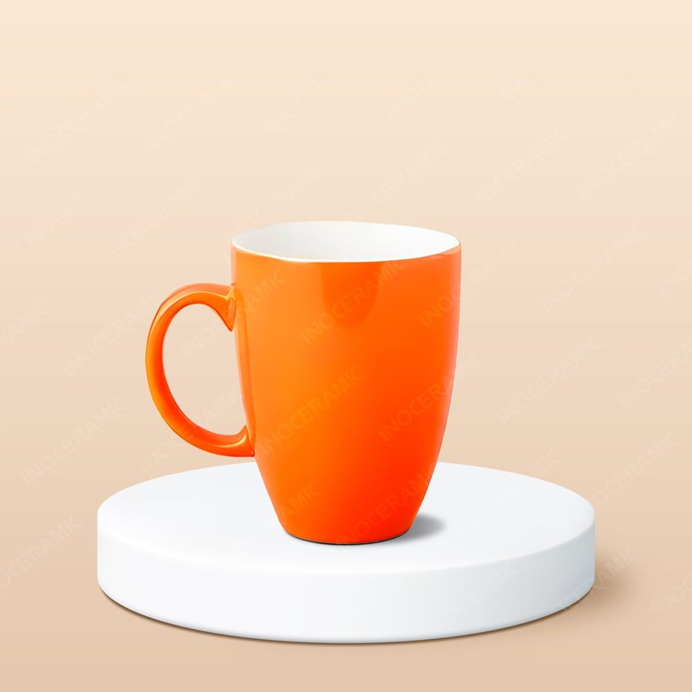 Ly sứ bầu quai C in logo
