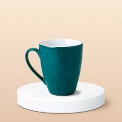 Ly bầu quai tim in logo quà tặng