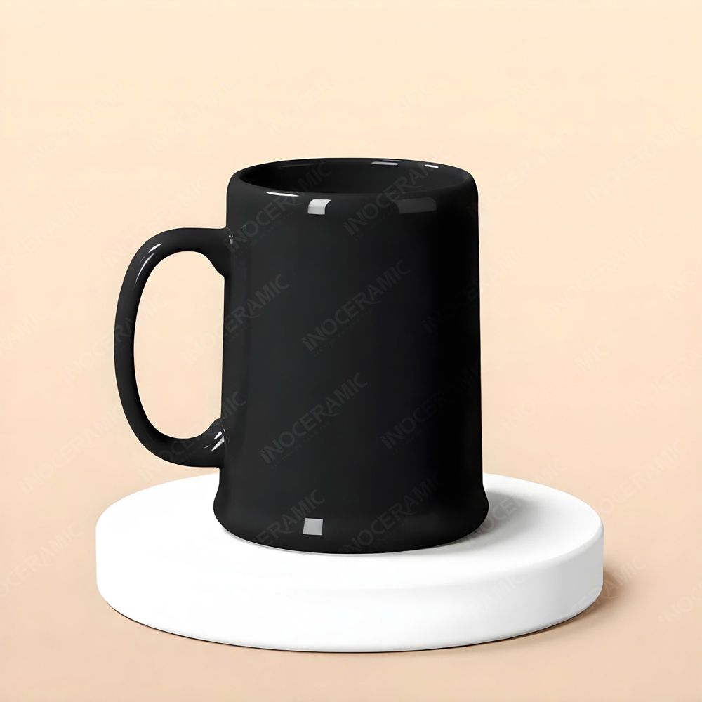 Cốc bia sứ quai tai in logo thương hiệu