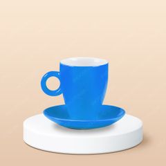 Ly Latte sứ in logo