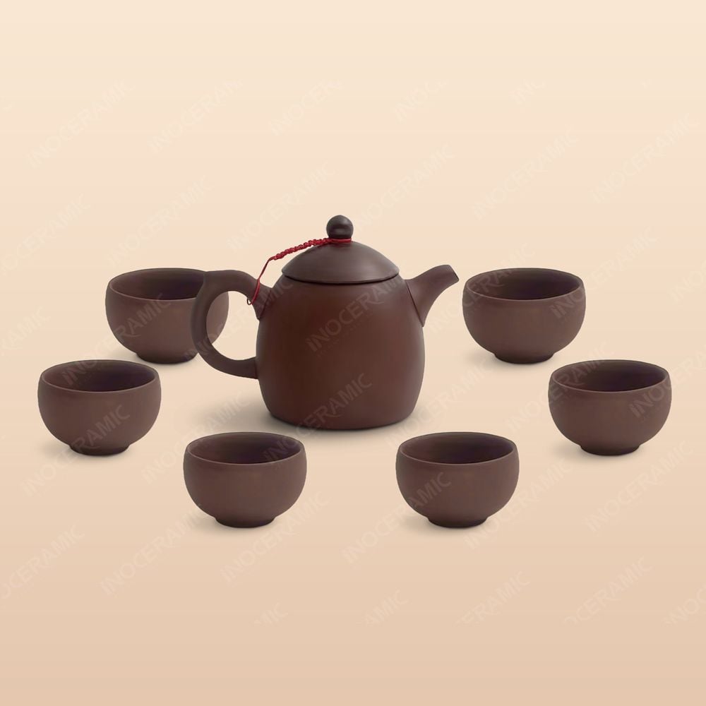Bộ ấm trà An Thổ Túc dáng quả chuông