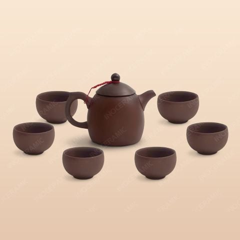 Bộ ấm trà An Thổ Túc dáng quả chuông