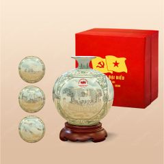 Quà tặng Đại hội Đảng - Quả hút lộc tứ cảnh dấu son lịch sử H25