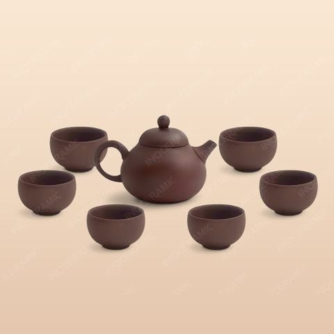 Bộ trà An Thổ Túc dáng quả bí