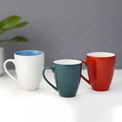 Ly bầu quai tim in logo quà tặng