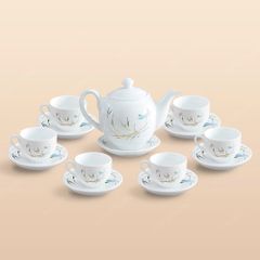 Bộ ấm trà dáng Minh Long thanh trúc