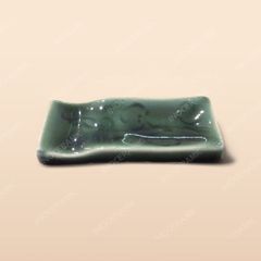 Gác đũa - Bộ bàn ăn men xanh Hoa bèo