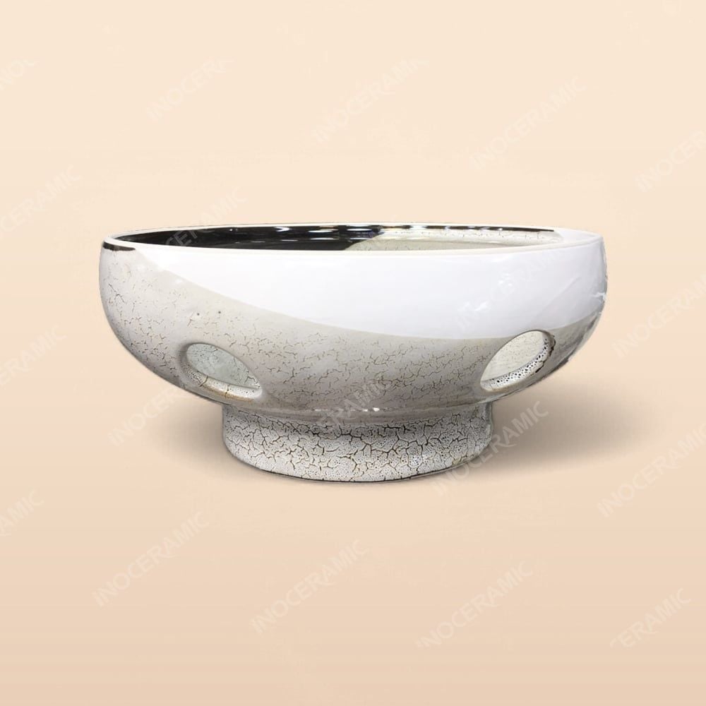 Bếp đốt - Bộ bàn ăn men ba màu