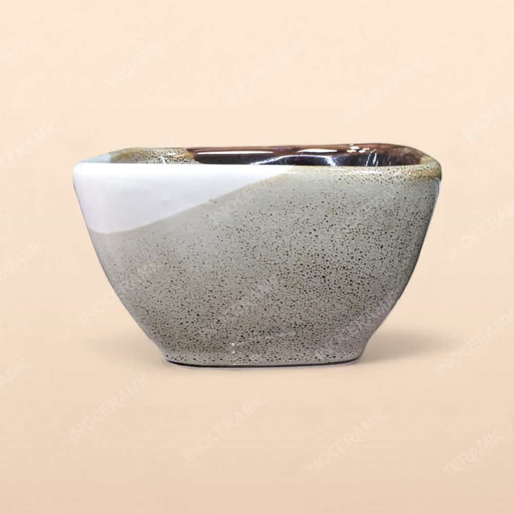 Gia vị vuông - Bộ bàn ăn men ba màu