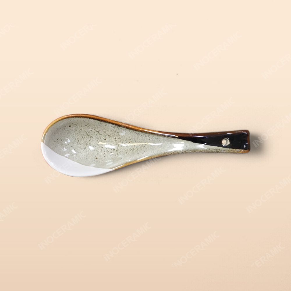 Thìa cơm - Bộ bàn ăn men ba màu