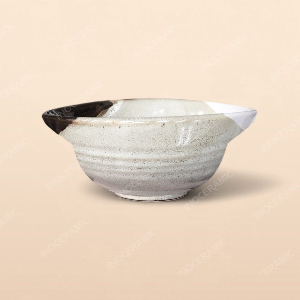 Tô yêu - Bộ bàn ăn men ba màu