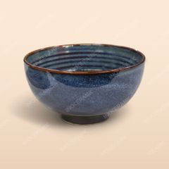 Tô sâu - Bộ bàn ăn men xanh hoả biến