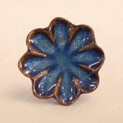 Gia vị hoa 8 cánh - Bộ bàn ăn men xanh hoả biến