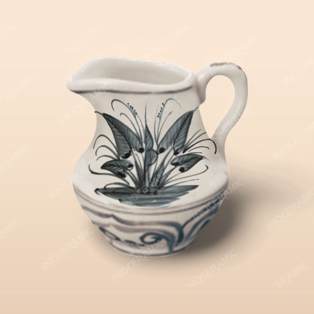 Bình sữa - Bộ bàn ăn men rạn vẽ chuồn xanh dành cho nhà hàng khách sạn