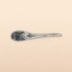 Muôi canh - Bộ bàn ăn men rạn vẽ chuồn xanh