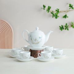 Quà tặng Quân đội - Bộ ấm trà dáng Minh Long thanh trúc