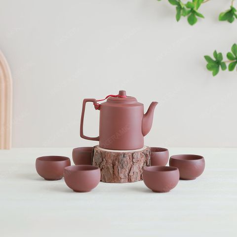 Bộ ấm trà An Thổ Túc dáng ấm tích