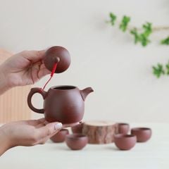 Bộ ấm trà An Thổ Túc dáng quả chuông