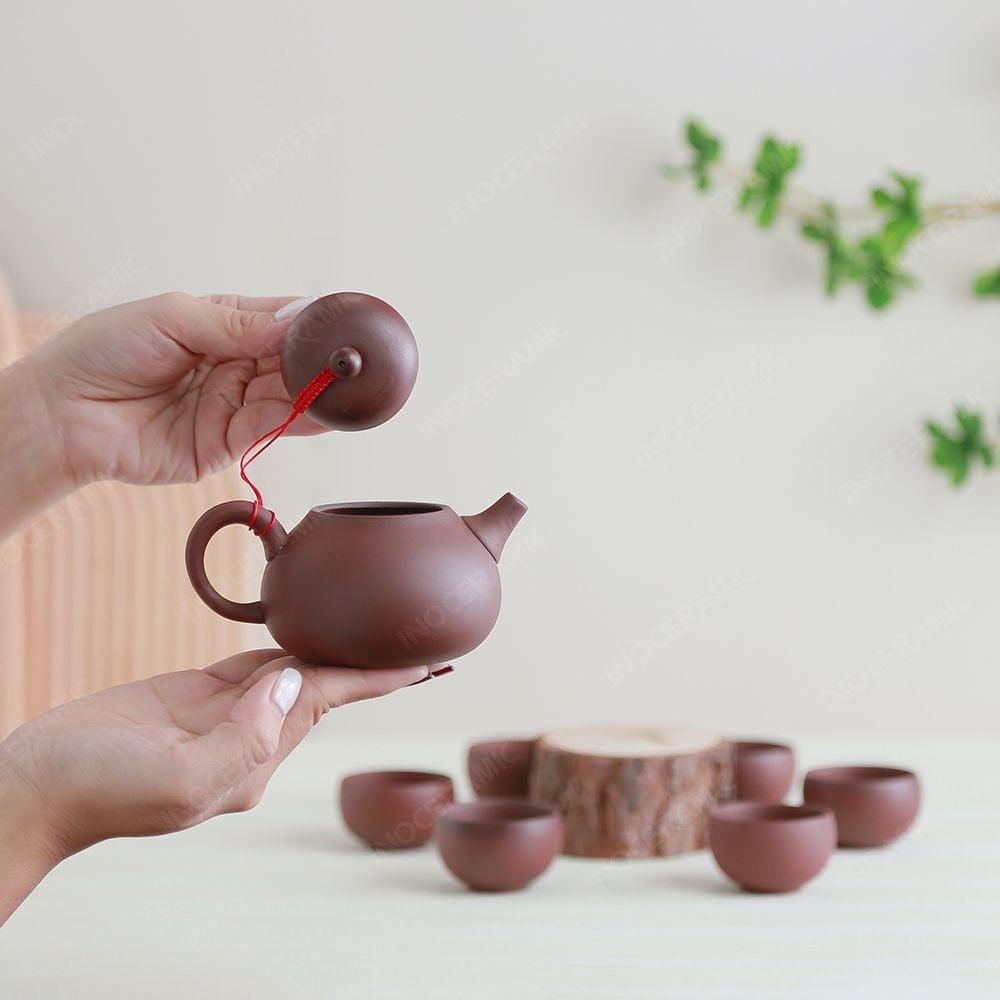 Bộ trà An Thổ Túc dáng quả bí