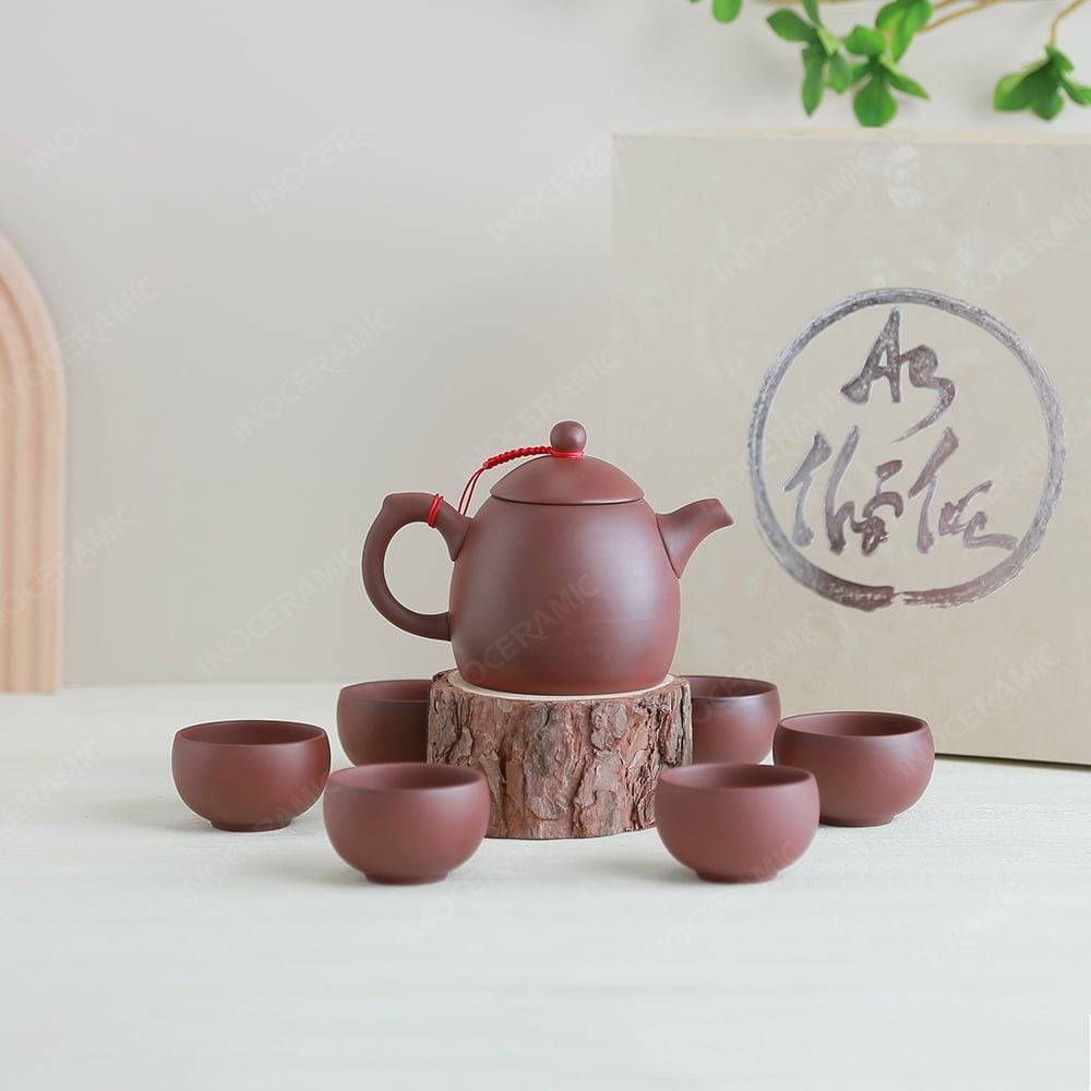 Bộ ấm trà An Thổ Túc dáng quả chuông