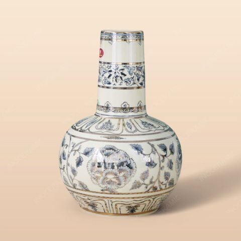 Lọ âm dương cha vẽ vàng