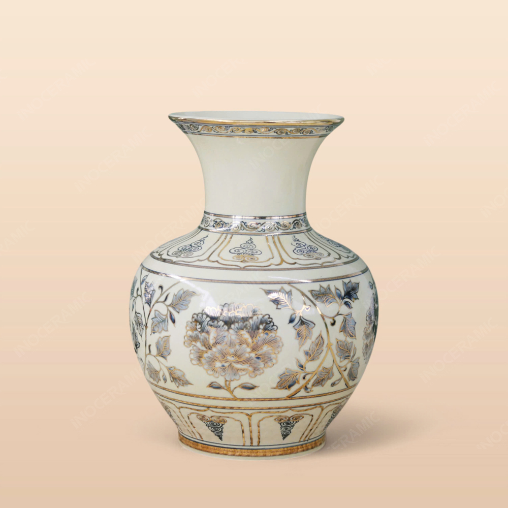 Lọ trường phúc vẽ vàng