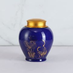 Hũ đựng trà Liên Hạc Trường Xuân