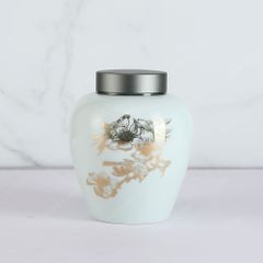 Hũ đựng trà Mộc Yến Xuân Ca men ngọc