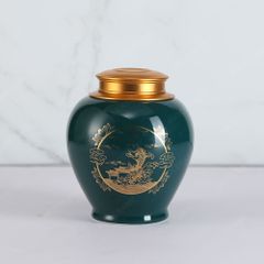 Hũ đựng trà Lý Ngư Vượt Vũ Môn