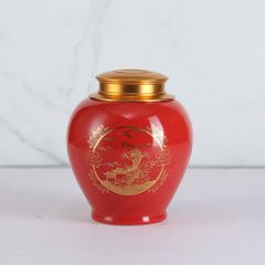 Hũ đựng trà Lý Ngư Vượt Vũ Môn