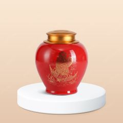 Hũ đựng trà Kim Long Tụ Phúc
