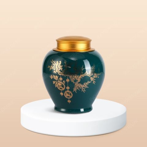 Hũ đựng trà Phúc Đức Song Toàn
