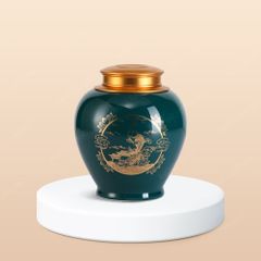 Hũ đựng trà Lý Ngư Vượt Vũ Môn