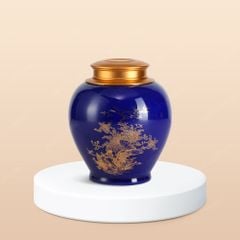 Hũ đựng trà Kim Kê Cát Tường