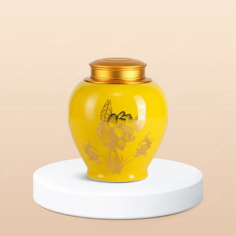 Hũ đựng trà Ngư Phúc