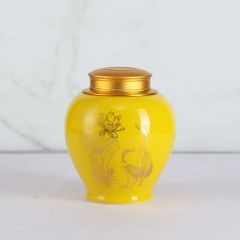 Hũ đựng trà Liên Hạc Trường Xuân