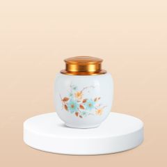 Hũ đựng trà Hoa mai xanh