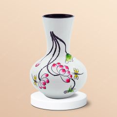 Lọ hoa miệng loe vẽ sen H26