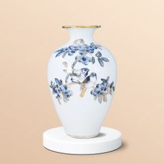 Lọ hoa chim oanh việt quất vẽ vàng H35