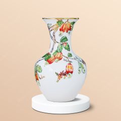 Lọ hoa cành điều vẽ vàng H35