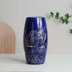 Quà tặng Đại hội Đảng - Lọ bom men lam khắc nổi H27