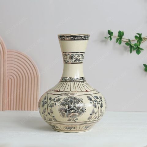 Quà tặng Đại hội Đảng - Tỏi dẹt vẽ vàng H30