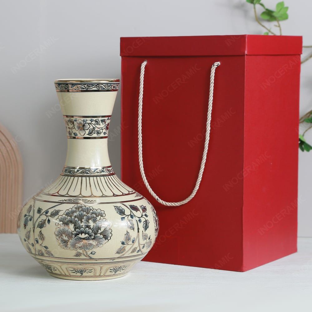 Quà tặng Đại hội Đảng - Tỏi dẹt vẽ vàng H30