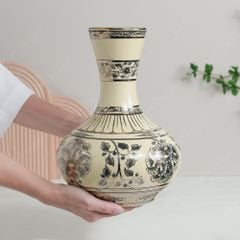Quà tặng Đại hội Đảng - Tỏi dẹt vẽ vàng H30