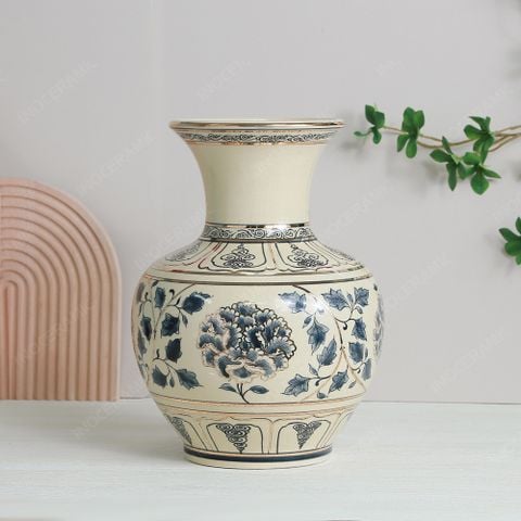 Lọ trường phúc vẽ vàng H29 | Quà tặng tổ chức cao cấp Đại hội