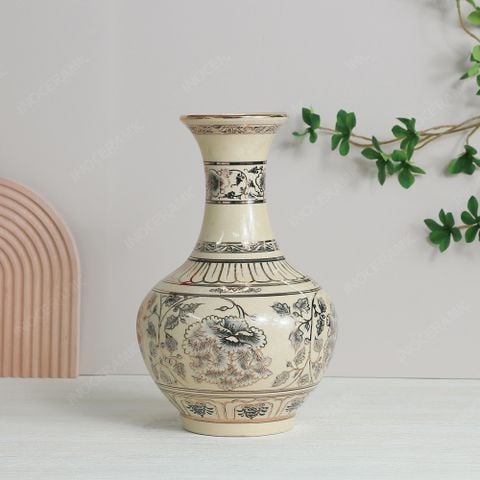 Tỏi bình vẽ vàng