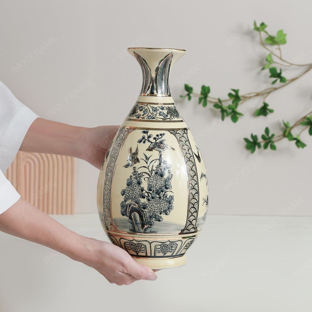 Lọ âm dương mẹ vẽ vàng